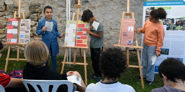 Los centros educativos de Constantí celebran el final del proyecto 'Centcelles, el nostre objectiu'